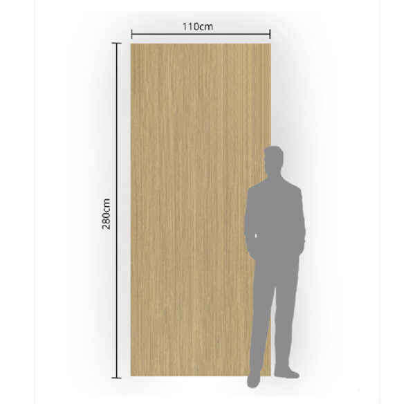 Płyta Węglowa Rovere Scuro Matowa 280 x 110 cm