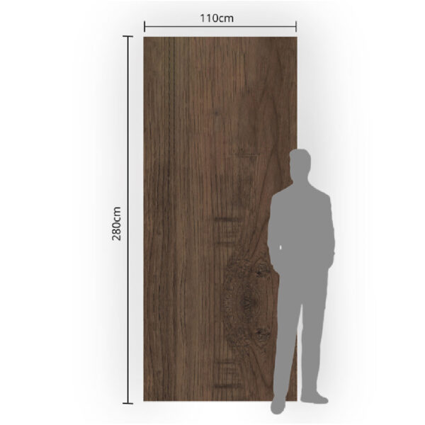 Płyta Węglowa Rovere Terra Matowa 280 x 110 cm