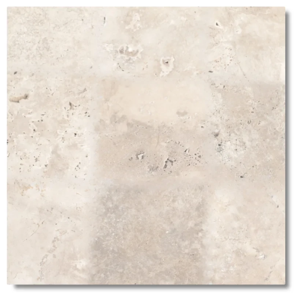 Płytki Trawertyn Super Light Szlifowany Niewypełniony Modern Tumbled 20,3 x 20,3 x 1,2 cm