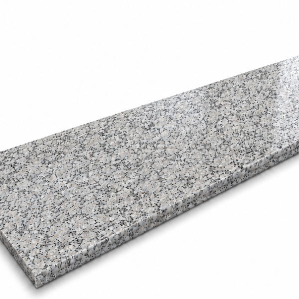 Stopień Granitowy G602 Bianco Sardo Płomieniowany 150 x 33 x 3 cm