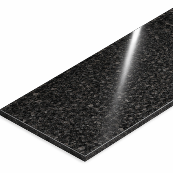 Stopień Granitowy Angola Black Polerowany 150 x 33 x 2 cm
