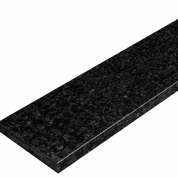 Podstopień Granitowy Angola Black Polerowany 150 x 16,5 x 2 cm
