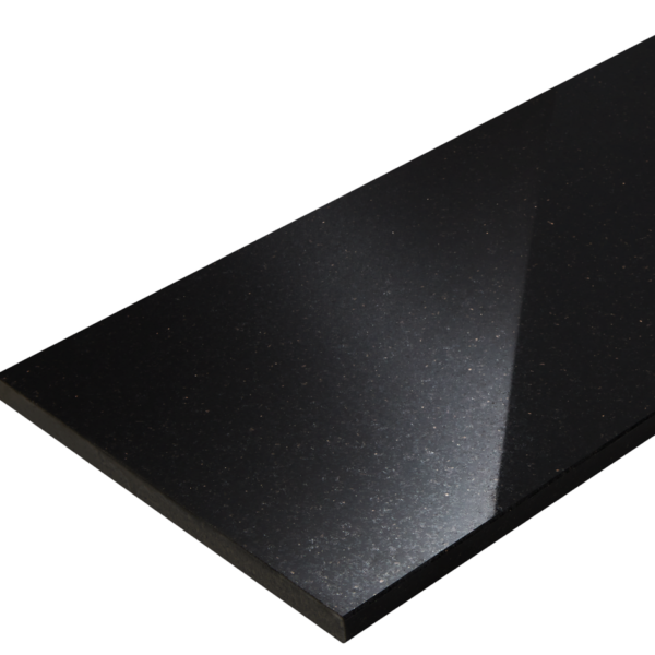 Stopień Granitowy / Parapet Black Galaxy Polerowany 150 x 33 x 3 cm