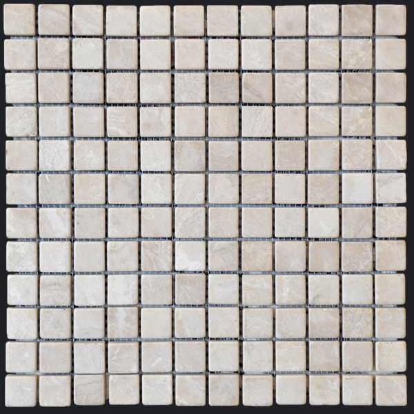 Mozaika Marmurowa Queen Beige Bębnowany 30,5 x 30,5 x 1 cm