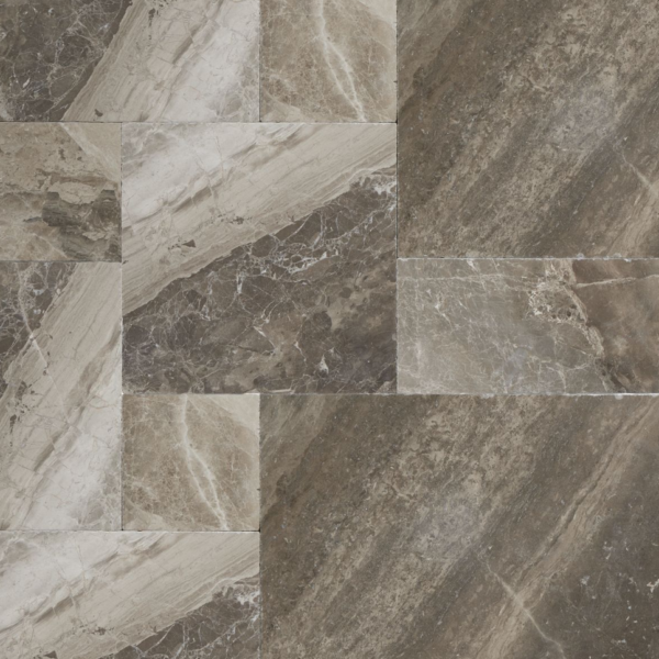 Płytki Marmurowe Atlantic Grey bębnowane Komplet 0,742 m2