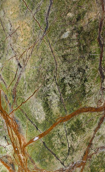 Płytki Marmur Rain Forest Green Szczotkowany 61 x 30,5 x 1,2 cm