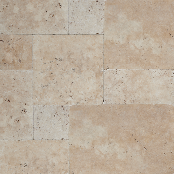Płytki Trawertyn Classic Bębnowany Komplet 0,742 m2