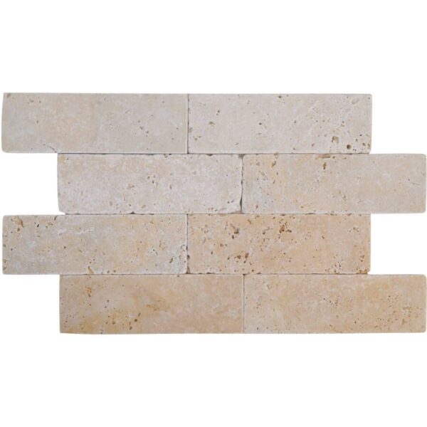 Płytki Trawertyn Classic Mix Bębnowany 30 x 10 x 1 cm