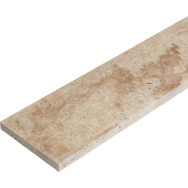 Podstopień trawertynowy Classic szlifowany 135 x 16,5 x 2 cm
